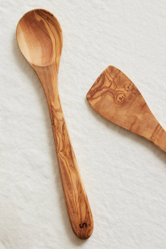 Sardel Olive Wood Utensil Set | Made in Puglia, Italy