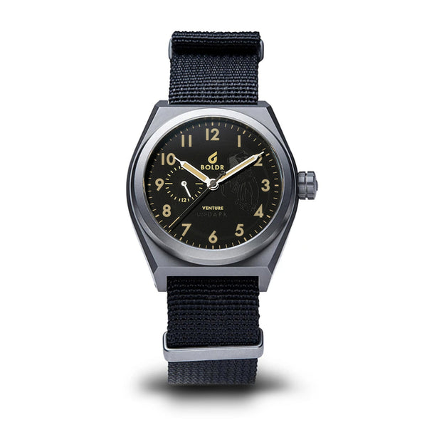 BOLDR Venture Titanium Automatic Watch | Un-Dark