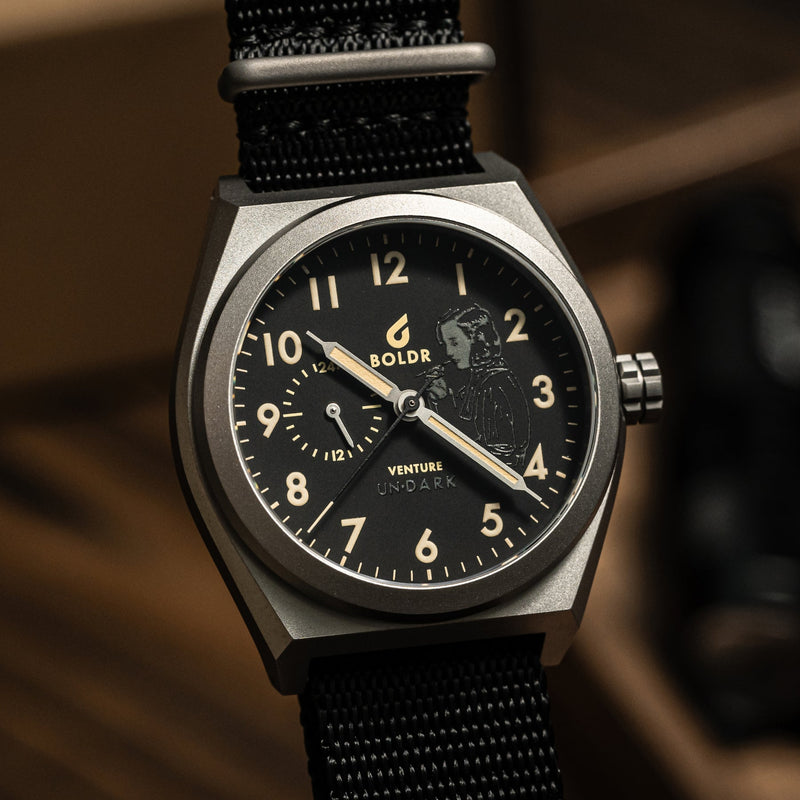 BOLDR Venture Titanium Automatic Watch | Un-Dark