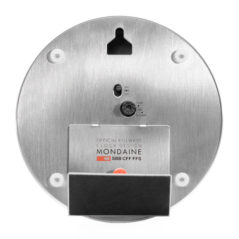 Mondaine Official Swiss Railways Mini Desk Clock With Alarm