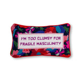 Furbish Clumsy Needlepoint Pillow