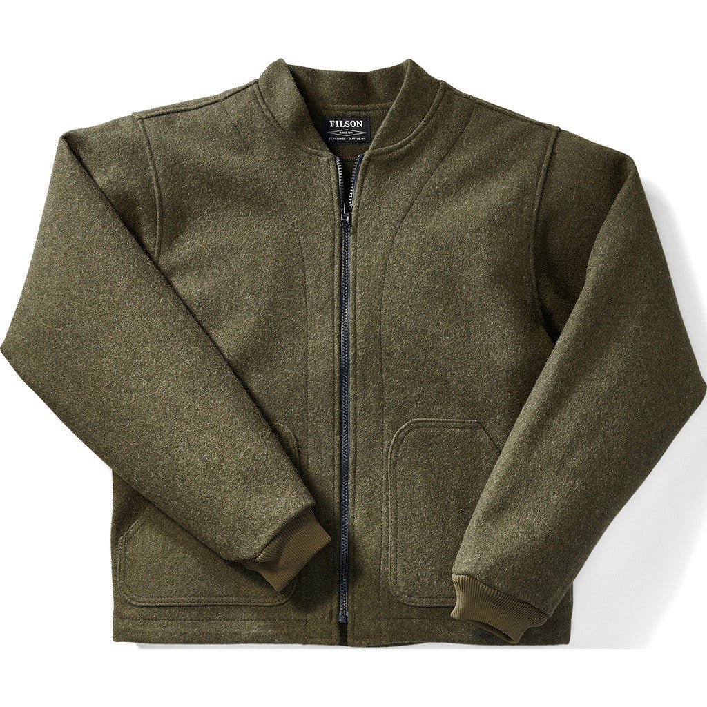 Filson Men's Mackinaw Wool Jacket Liner - Forest Green - XL