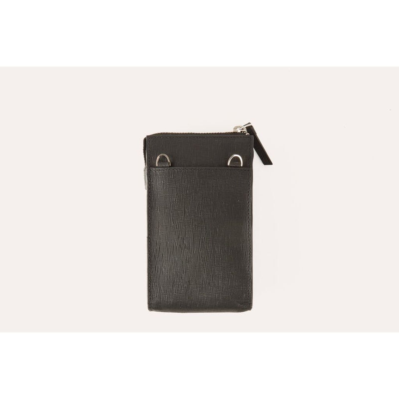 Kiko Leather Crossbody Phone Wallet | Black