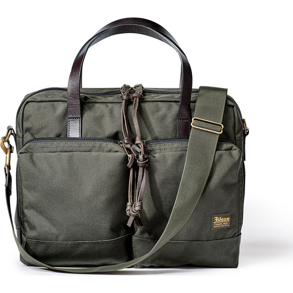 Filson Ballistic Nylon Dryden Briefcase - Otter Green, One Size