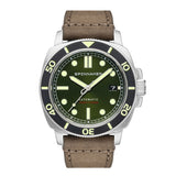 Spinnaker Hull SP-5088-03 Automatic Watch | Dark Green/Brown