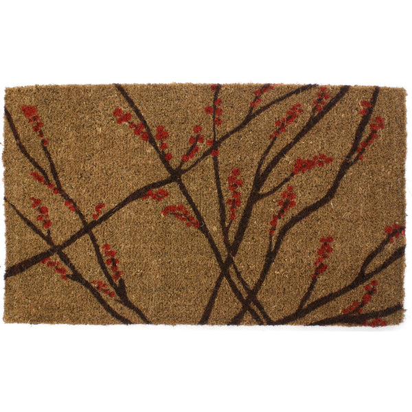 Entryways Winter Berries Doormat | 18 x 30 