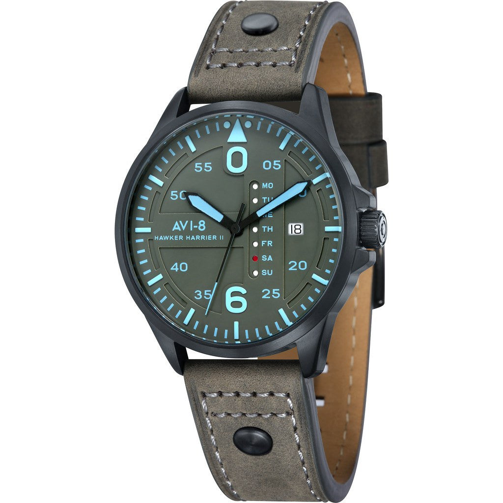 AVI 8 Hawker Harrier II AV 4003 0A Watch Grey Sportique