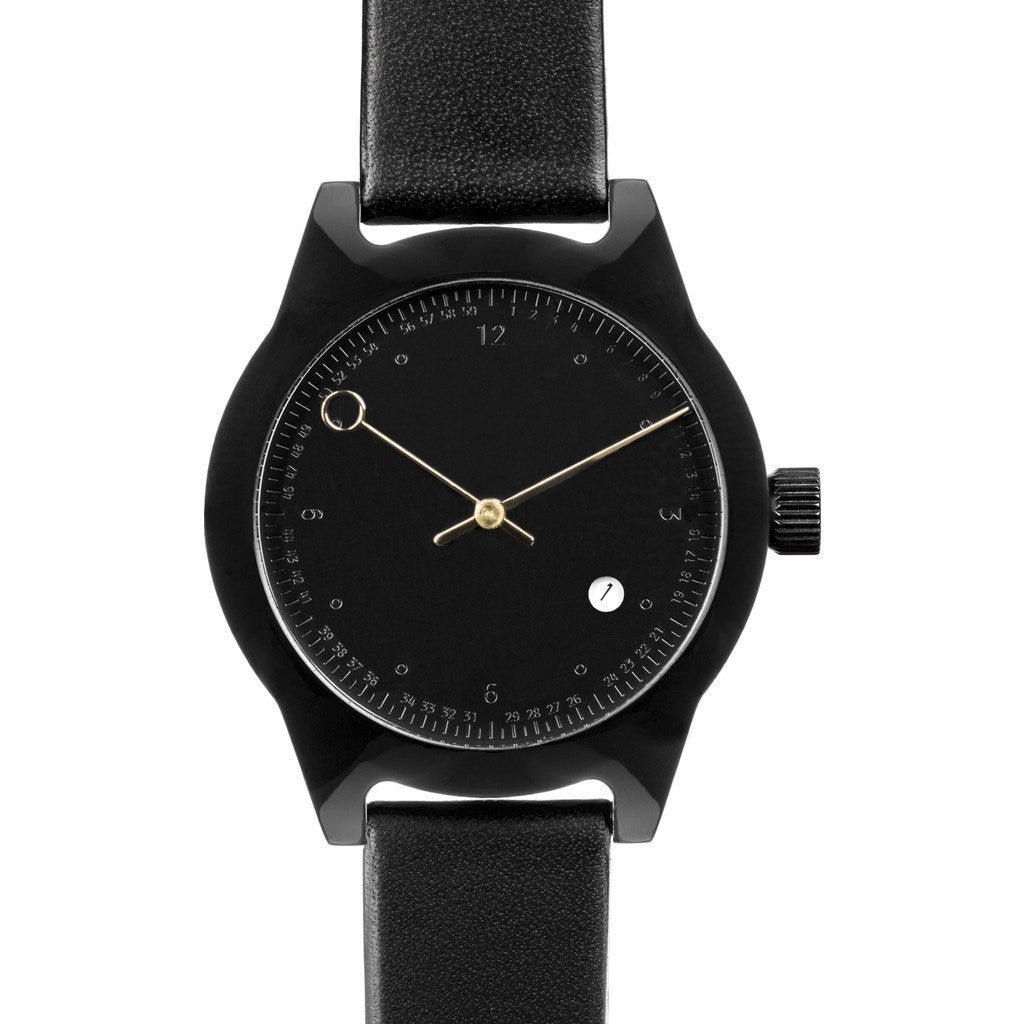 squarestreet Minuteman Two Hand Watch Black SQ03 B-09 – Sportique