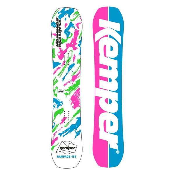 Kemper Rampage White Park Snowboard | 1989/90 
