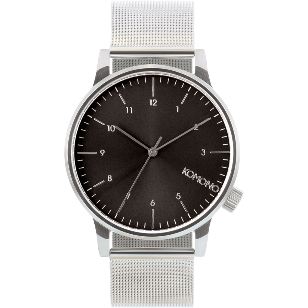 Komono Winston Royale Watch | Silver Black