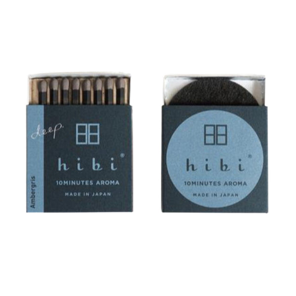 Hibi Box of 8 Incense Matches | Ambergris