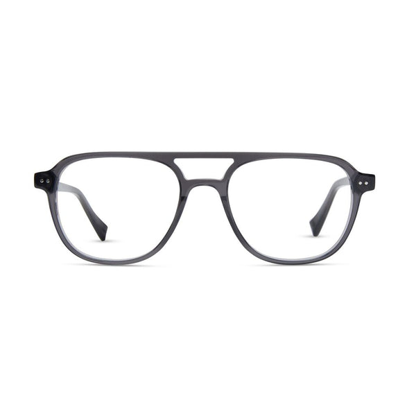 Baxter Blue Jasper Biodegradable Blue Light Glasses | Smokey Grey