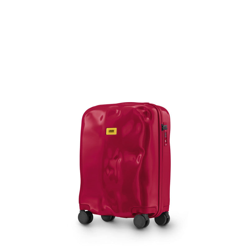 Crash Baggage | Icon Tone on Tone Suitcase | Ruby Red