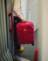 Crash Baggage | Icon Tone on Tone Suitcase | Ruby Red