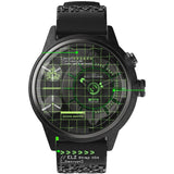 The Electricianz The Crypto Edition | 45mm | Black Natural Rubber | Black and Green Dial