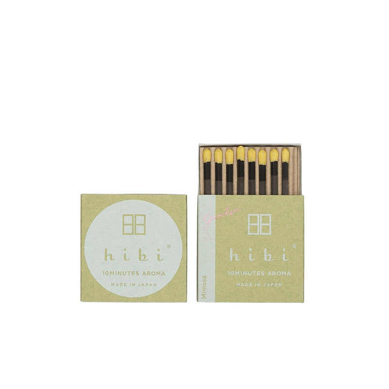 Hibi Box of 8 Incense Matches – Garden Collection