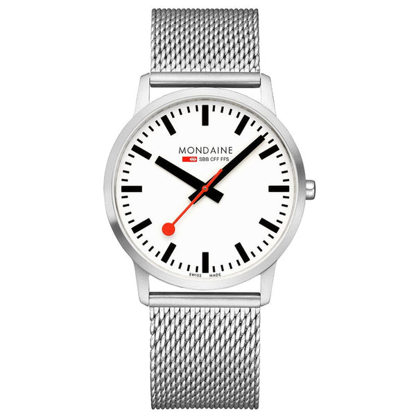 Mondaine Simply Elegant 41mm Stainless Steel Watch