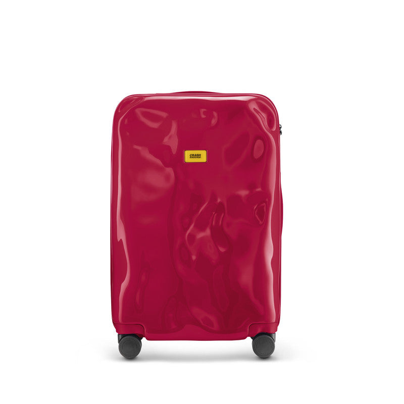 Crash Baggage | Icon Tone on Tone Suitcase | Ruby Red