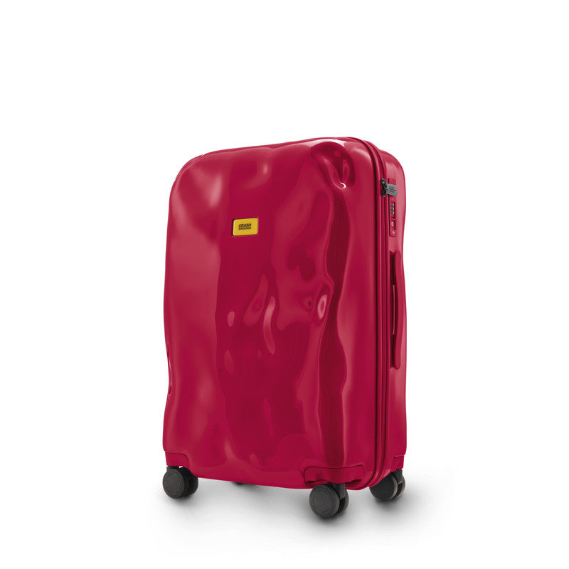 Crash Baggage | Icon Tone on Tone Suitcase | Ruby Red