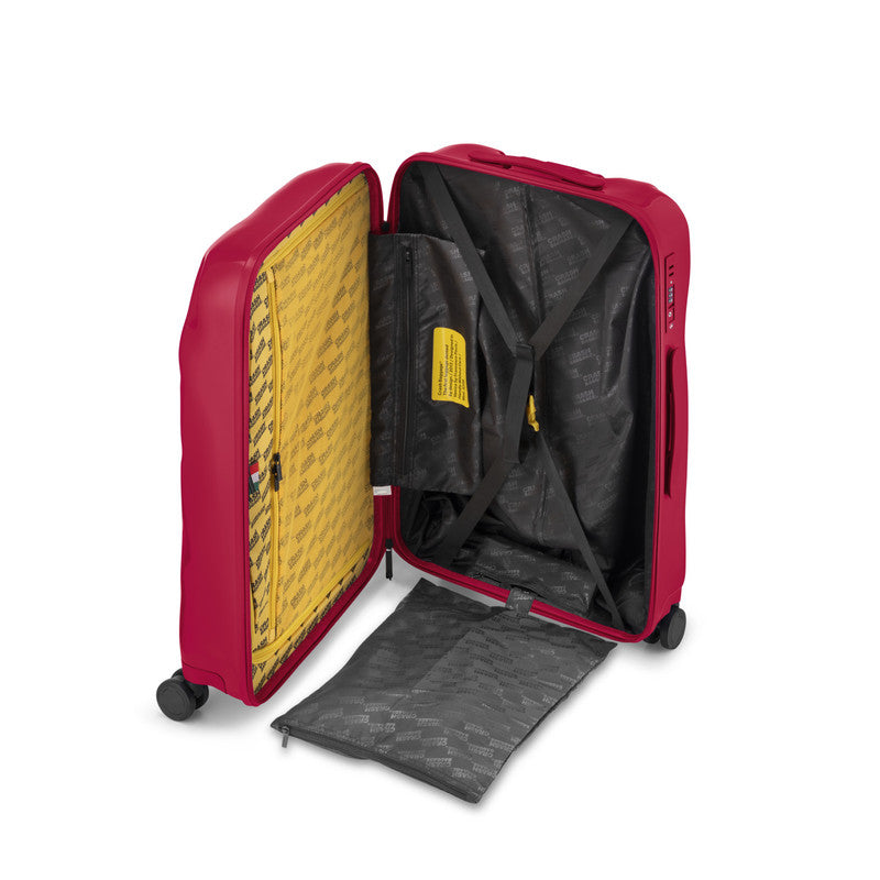 Crash Baggage | Icon Tone on Tone Suitcase | Ruby Red