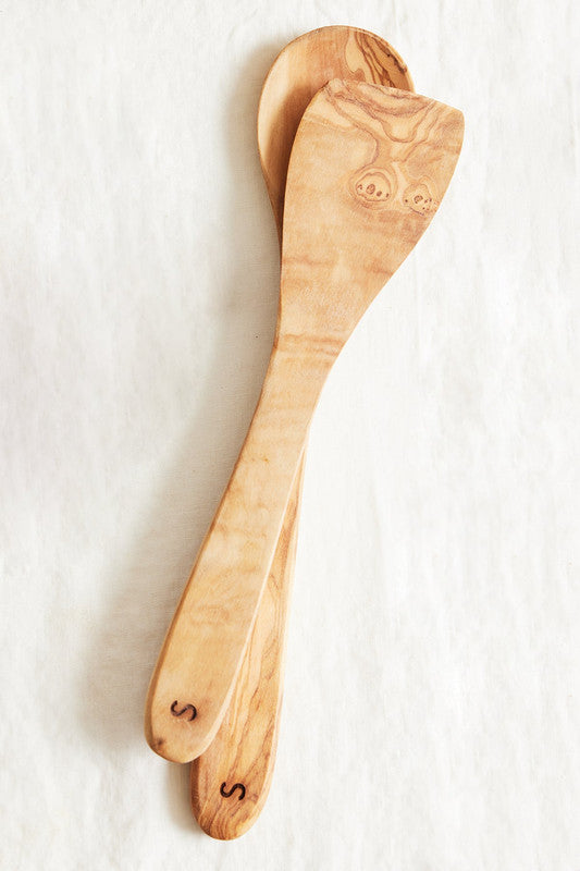 Sardel Olive Wood Utensil Set | Made in Puglia, Italy