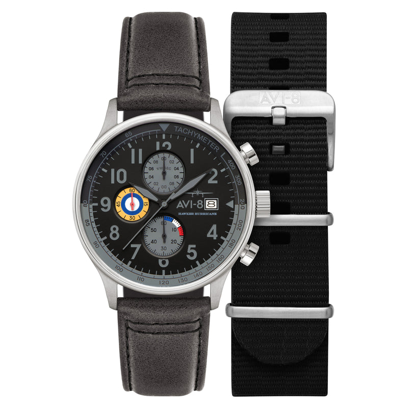 AVI-8 | HAWKER HURRICANE | Classic Chronograph Watch | 43.5mm