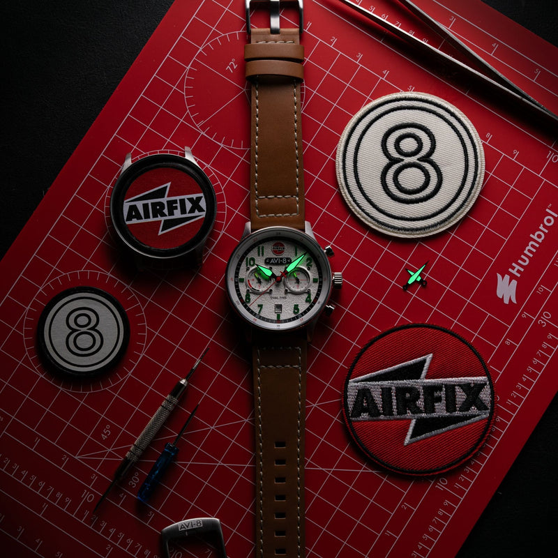 AVI-8 | HAWKER HURRICANE | Classic Chronograph Watch | 43.5mm