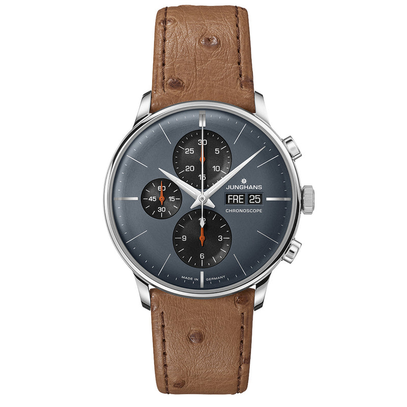 Junghans Meister Chronoscope Watch | Brown | 27/4224.02