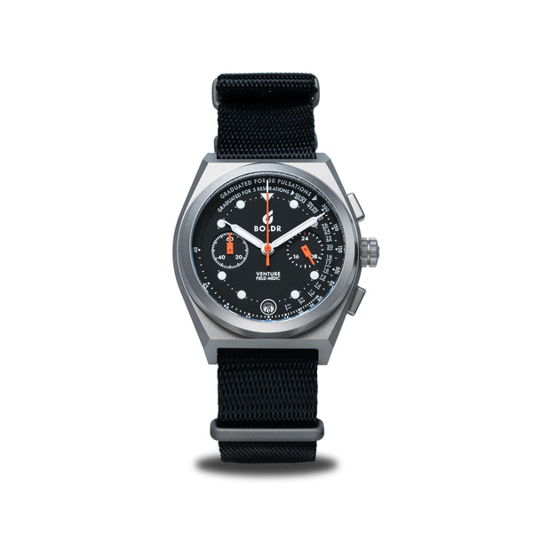 BOLDR Field Medic I Stealth Watch | 38mm Titanium Case