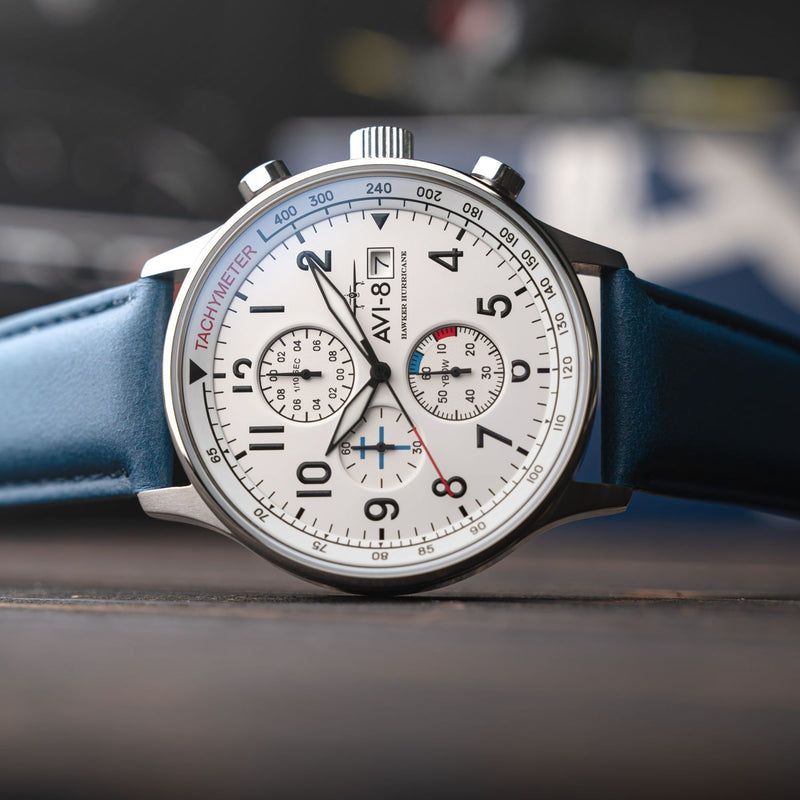 AVI-8 | HAWKER HURRICANE | Classic Chronograph Watch | 43.5mm