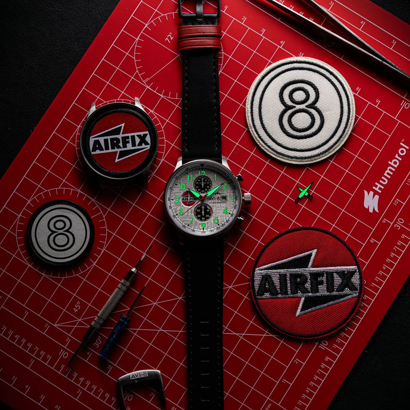 AVI-8 | HAWKER HURRICANE | Classic Chronograph Watch | 43.5mm