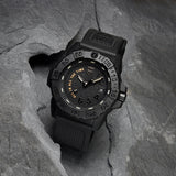 Luminox 20ATM Watch | BLACK DIAL WITH BLACK PRINT & WORDING "ALL IN ALL THE TIME"