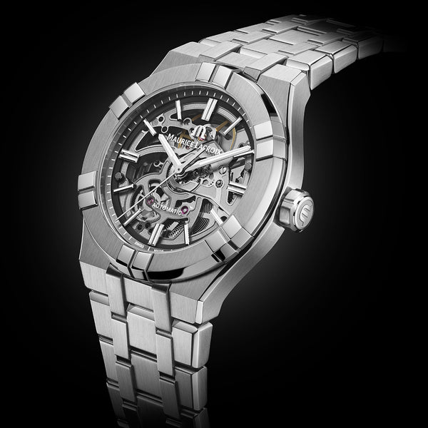 Maurice Lacroix Aikon Automatic Skeleton Watch | 39mm | Silver