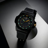 Luminox NAVY SEAL 3500 SERIES Watch | 45MM GOLD BLACK NBR STRAP