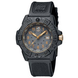 Luminox NAVY SEAL 3500 SERIES Watch | 45MM GOLD BLACK NBR STRAP