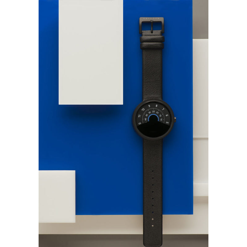 Anicorn Series 000 Watch | Sapphire Glass, Genuine Leather Strap | Blue