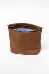 Moore & Giles | Reclaimed Large Zip Pouch | Heirloom Oak