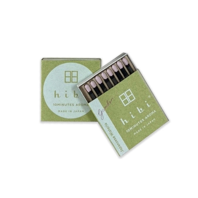 Hibi Box of 8 Incense Matches – Garden Collection