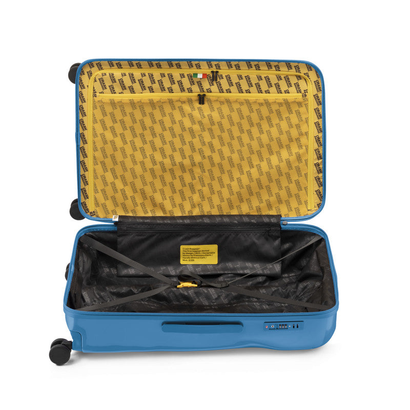 Crash Baggage | Icon Tone on Tone Suitcase | Petrol Blue