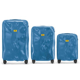 Crash Baggage | Icon Tone on Tone Suitcase | Petrol Blue