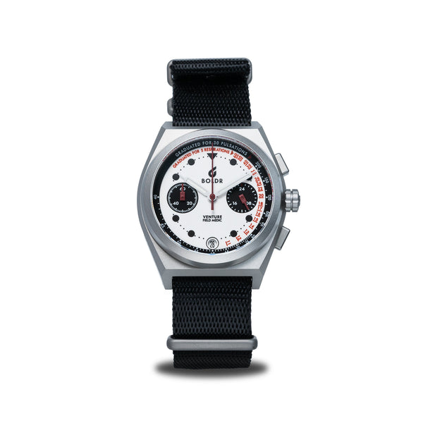 BOLDR Field Medic II Watch | Venture Titanium Chronograph