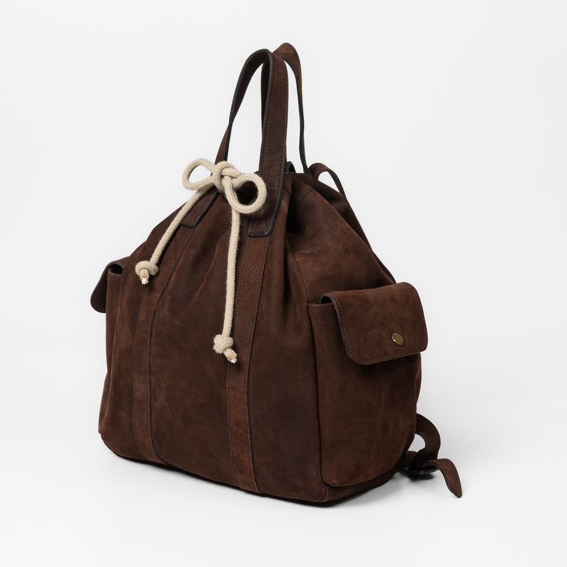 Moore & Giles | Reclaimed Cinch Top Backpack Griffin