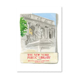 Furbish NY Public Library Matchbook Art Print