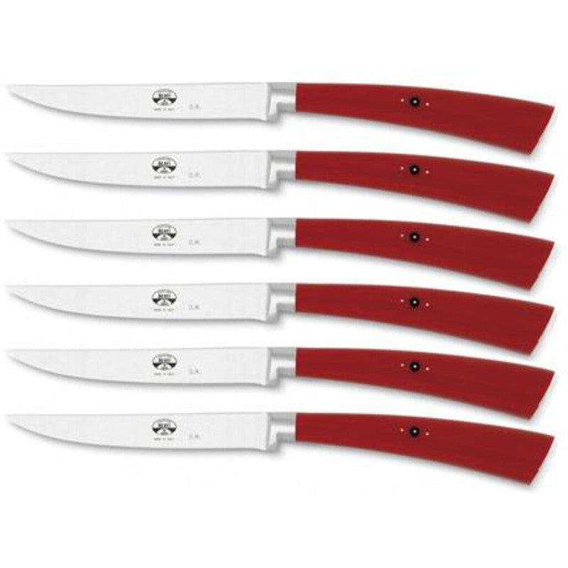 Coltellerie Berti Plenum Steak Knife | anchored tang blade set of 6