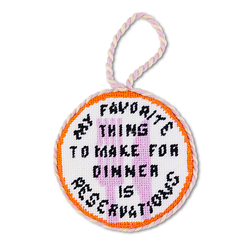 Furbish Needlepoint Ornament