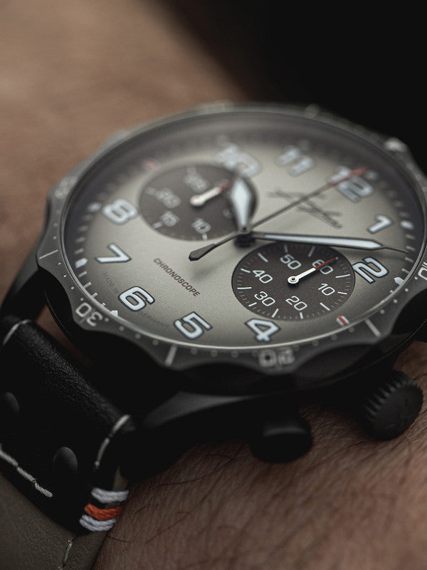 Junghans Pilot Chronoscope Watch