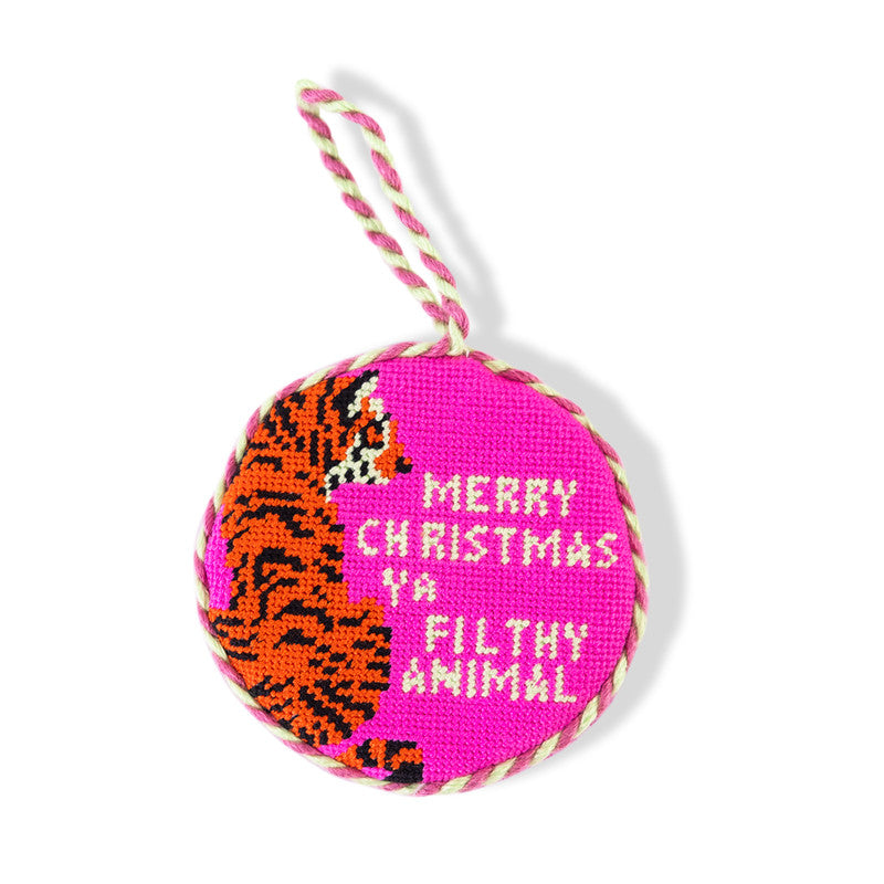 Furbish Needlepoint Ornament