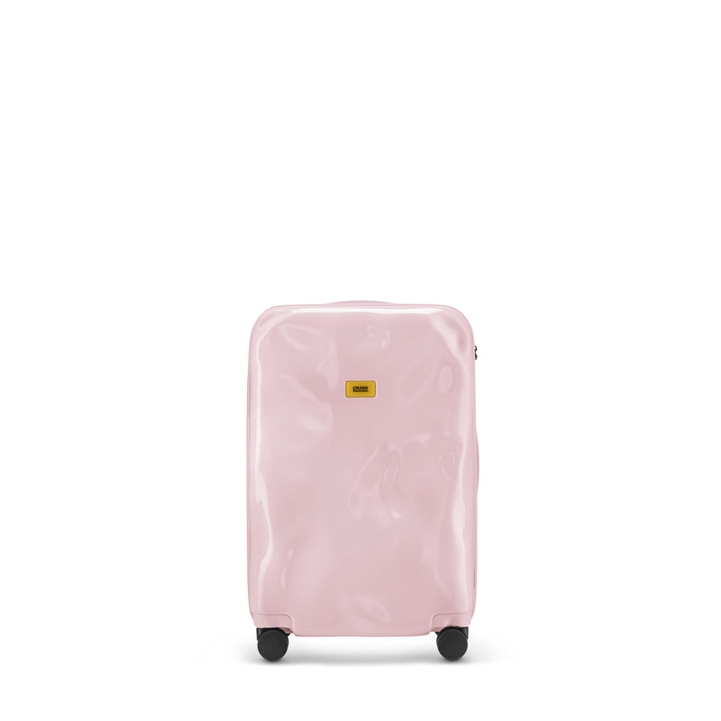 Crash Baggage | Icon Tone on Tone Suitcase | 4 Wheels | Skin Pink