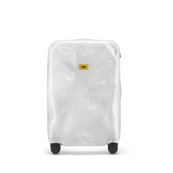 Crash Baggage | Icon Tone on Tone Suitcase | Medium | Lucent White