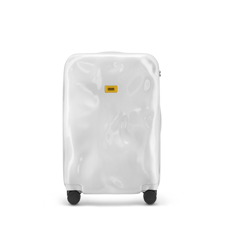 Crash Baggage | Icon Tone on Tone Suitcase | Medium | Lucent White